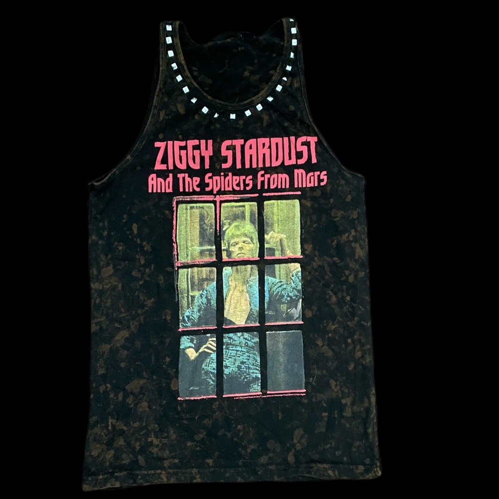 Distressed band shirt